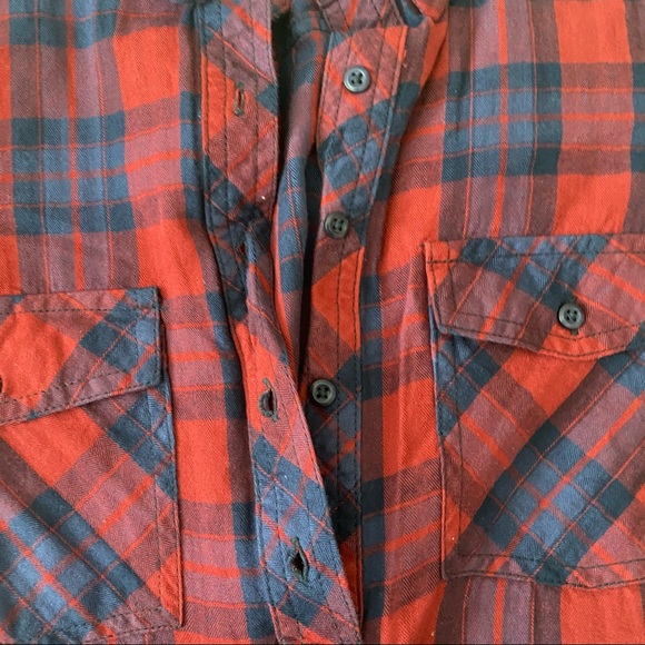 girl crazy || plaid drawstring shirt dress - Picture 6 of 9